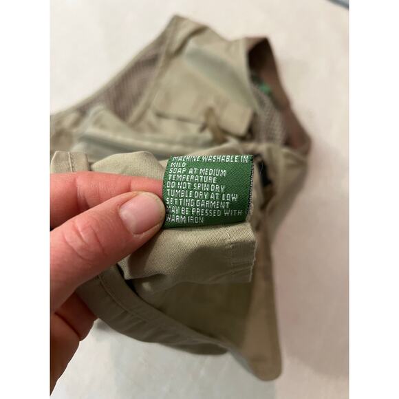 Vintage Orvis Clearwater fly fishing vest wading floating men’s large khaki - Picture 6 of 6